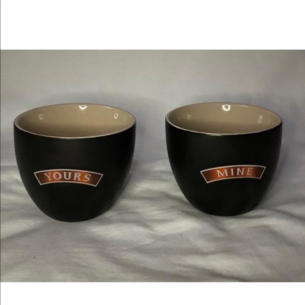 Bailey Irish Cream Cups Barware Mine Yours Set.